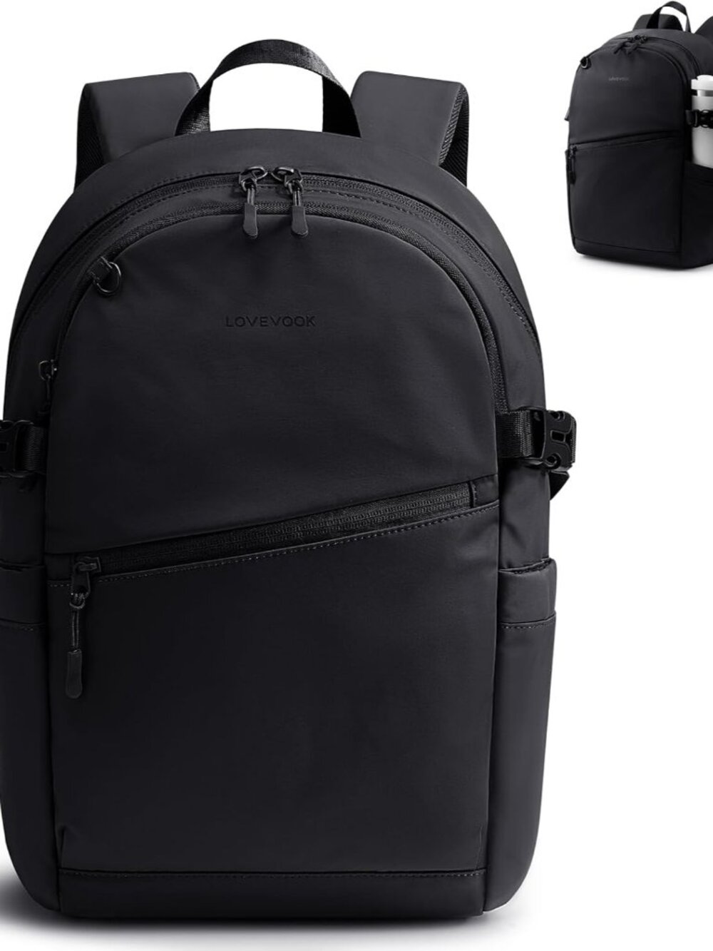 Unisex Casual Backpack, Durable Work College Backpack for Women | Lightweight Wa - Picture 1 of 6